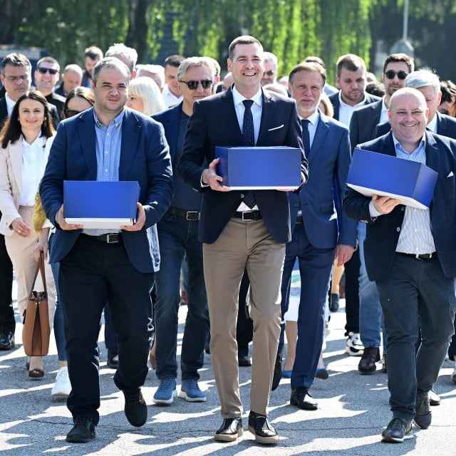 HDZ-ov Mislav Herman predao potpise za gradonačelnika: ‘Vratit ćemo život kakav je bio prije Tomaševićevog košmara‘