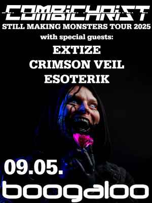Combichrist se vraća u Zagreb, prate ih Extize, Crimson Veil i Esoterik